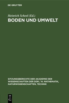 portada Boden und Umwelt (German Edition) [Hardcover ] (in German)