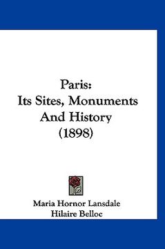 portada paris: its sites, monuments and history (1898)