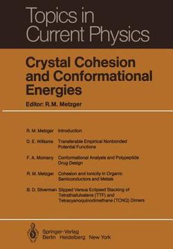 portada crystal cohesion and conformational energies (en Inglés)