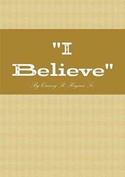portada " I Believe " (in English)