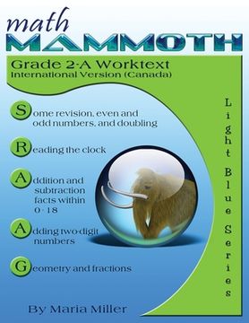 portada Math Mammoth Grade 2-A Worktext, International Version (Canada) (en Inglés)