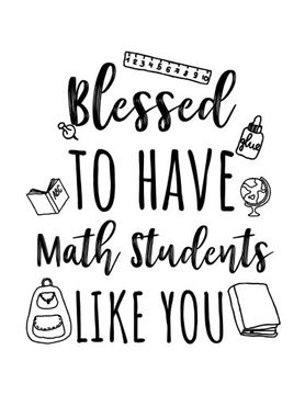portada Blessed to Have Math Students Like You: Math Teacher Appreciation Doodle Sketch Book (in English)