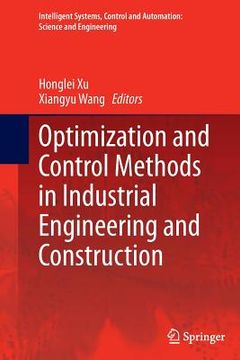 portada Optimization and Control Methods in Industrial Engineering and Construction (en Inglés)