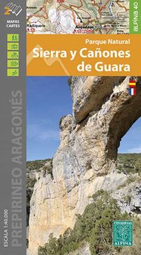 portada Parque Natural Sierra y Cañones de Guara (Carpets 2 Mapas) - 1: 40. 000
