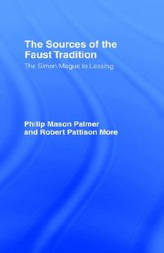 portada the sources of the faust tradition: from simon magus to lessing (en Inglés)