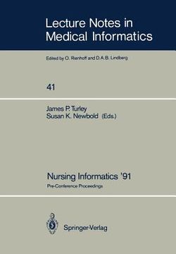 portada nursing informatics 91: pre-conference proceedings
