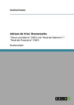 portada Adriaen de Vries´ Bronzewerke (German Edition) (in German)