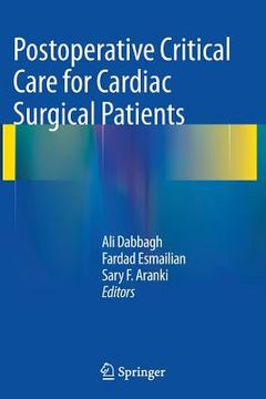 portada Postoperative Critical Care for Cardiac Surgical Patients (en Inglés)