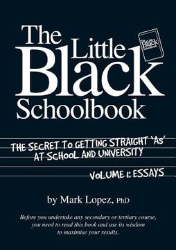 portada The Little Black School Book, Volume 1: Essays (en Inglés)