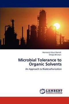portada microbial tolerance to organic solvents (en Inglés)