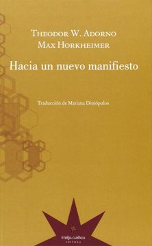 portada Hacia un Nuevo Manifiesto (in Spanish)