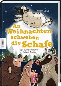 portada An Weihnachten Schweben die Schafe: Weihnachtsbuch zum Vorlesen für Kinder ab 5 Jahren (en Alemán)