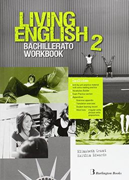 portada Living english 2º Bachillerato: Workbook