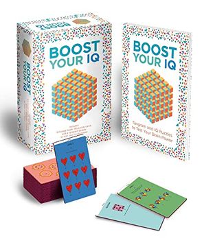 portada Boost Your iq: Includes 64-Page Puzzle Book, 48 Cards and a Press-Out Tangram Puzzle to Test Your Brain Power (Sirius Leisure Kits) (in English)