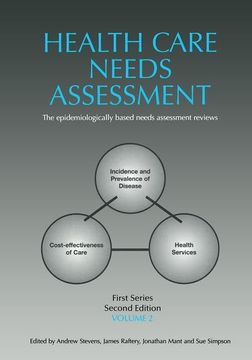 portada Health Care Needs Assessment, First Series, Volume 2, Second Edition (en Inglés)