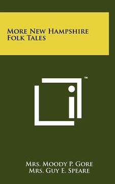 portada more new hampshire folk tales (en Inglés)