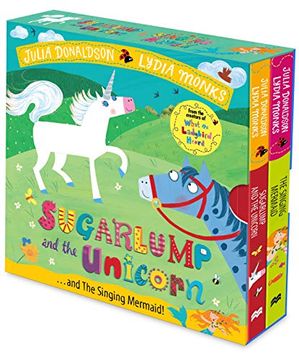 portada Sugarlump and the Unicorn and the Singing Mermaid Board Book Slipcase (in English)