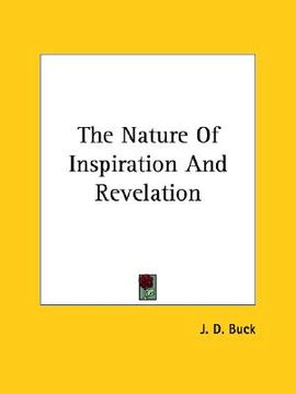 portada the nature of inspiration and revelation (en Inglés)