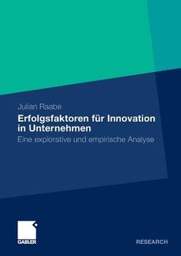 portada erfolgsfaktoren fur innovation in unternehmen (in German)