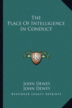 portada the place of intelligence in conduct