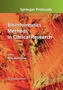 portada Bioinformatics Methods in Clinical Research (en Inglés)