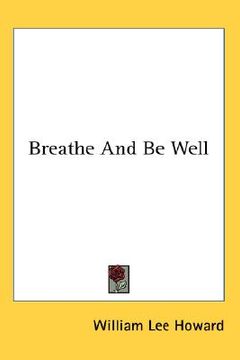 portada breathe and be well (en Inglés)