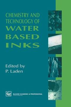 portada chemistry and technology of water based inks (en Inglés)