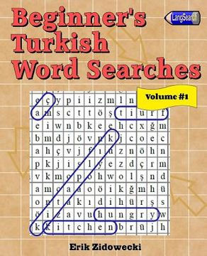 portada Beginner's Turkish Word Searches - Volume 1 (en Turco)