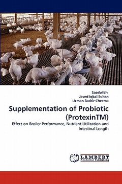 portada supplementation of probiotic (protexintm) (en Inglés)