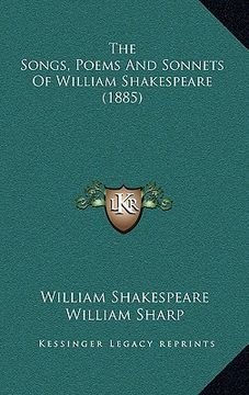 portada the songs, poems and sonnets of william shakespeare (1885) (in English)