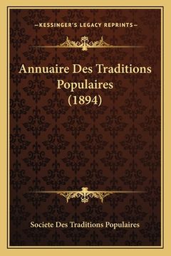 portada Annuaire Des Traditions Populaires (1894) (in French)