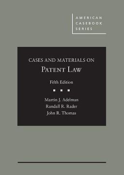 portada Cases and Materials on Patent law (American Casebook Series)