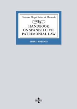 portada Handbook on Spanish Civil Patrimonial law (in Spanish)