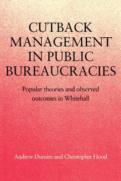 portada Cutback Management in Public Bureaucracies Paperback (en Inglés)