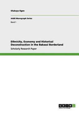portada ethnicity, economy and historical deconstruction in the bakassi borderland (in English)