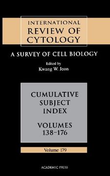 portada Cumulative Subject Index (Volumes 138-176), Vol. 179 (International Review of Cytology) (en Inglés)