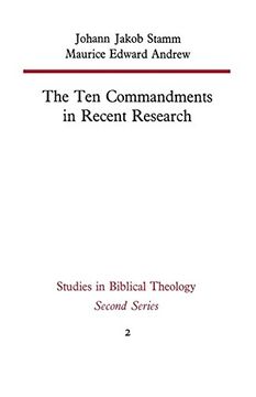 portada The ten Commandments in Recent Research (in English)