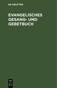 portada Evangelisches Gesang- und Gebetbuch (en Alemán)