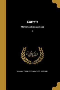 portada Garrett: Memorias biographicas; 2 (en Portugués)