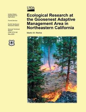 portada Ecological Research in the Goosenesst Adaptive Management Area in Northeastern California (en Inglés)