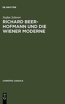 portada Richard Beer-Hofmann und die Wiener Moderne (in German)