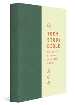 portada Esv Teen Study Bible (Trutone, Seaside Blue) (en Inglés)