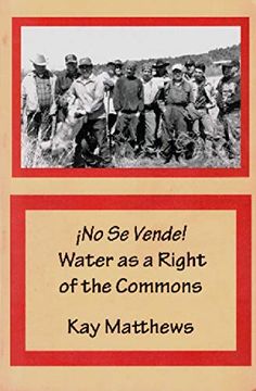 portada No se Vende! Water as a Right of the Commons (en Inglés)