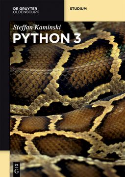 portada Python 3 (de Gruyter Studium) (German Edition) [Soft Cover ] (en Alemán)