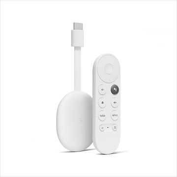 portada Google Chromecast™ 4 Con Google TV 4k + Control Remoto Blanco