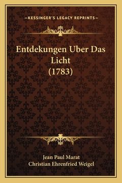 portada Entdekungen Uber Das Licht (1783) (in German)