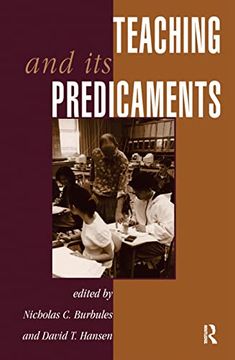 portada Teaching and its Predicaments (en Inglés)