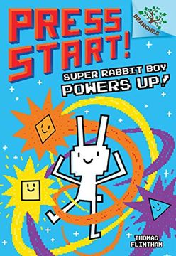 portada Super Rabbit Boy Powers Up! A Branches Book (Press Start! #2) (en Inglés)
