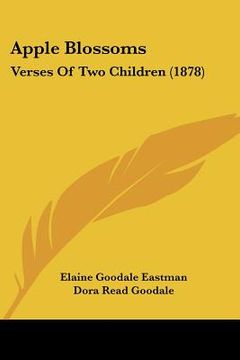 portada apple blossoms: verses of two children (1878) (en Inglés)