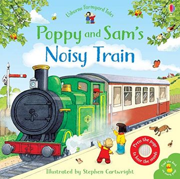 portada Poppy and Sam's Noisy Train Book (Farmyard Tales Poppy and Sam) (en Inglés)